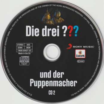 3CD André Marx: Die Drei ??? 225 - Und Der Puppenmacher