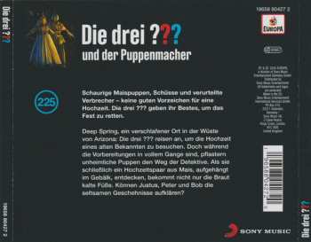 3CD André Marx: Die Drei ??? 225 - Und Der Puppenmacher