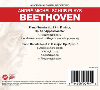 CD Andre-Michel Schub: André-Michel Schub Plays Beethoven