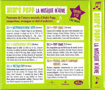 6CD/Box Set André Popp: La Musique M'Aime (Œuvres Choisies)