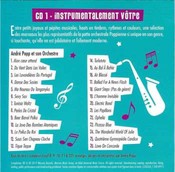 6CD/Box Set André Popp: La Musique M'Aime (Œuvres Choisies)