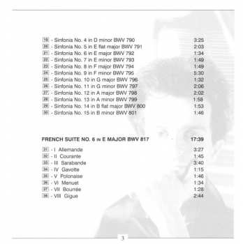 2CD Johann Sebastian Bach: Two-Part Inventions & Sinfonias And Other Keyboard Works