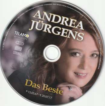 CD Andrea Jürgens: Das Beste - Gedenk-Edition