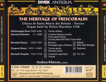 CD Andrea Marcon: "The Heritage Of Frescobaldi"