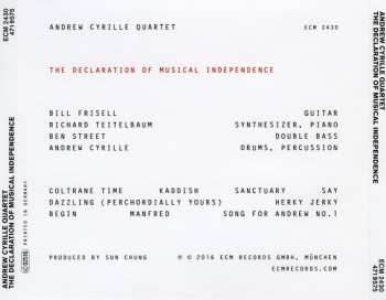 CD Andrew Cyrille Quartet: The Declaration Of Musical Independence