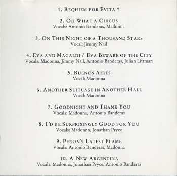 CD Andrew Lloyd Webber: Evita (Music From The Motion Picture)
