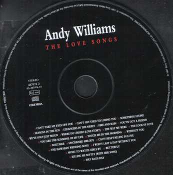 CD Andy Williams: The Love Songs