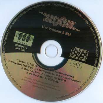 2CD Angel: Live Without a Net