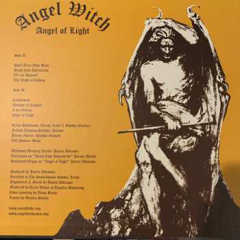 LP Angel Witch: Angel Of Light LTD | NUM | CLR