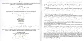 CD Angelo Berardi: Sinfonie A Violino Solo, Opus VII