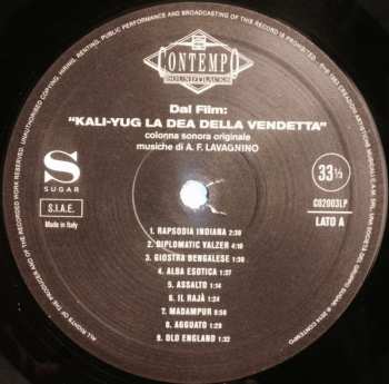 LP Angelo Francesco Lavagnino: Kali-Yug La Dea Della Vendetta (Colonna Sonora Originale)