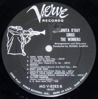 CD Anita O'day: Anita O'day Sings The Winners - Uhqcd
