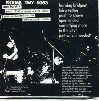 CD Ann Beretta: Burning Bridges