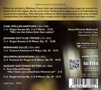 CD Anna-Victoria Baltrusch: Liszt - The Friend And Paragon DIGI