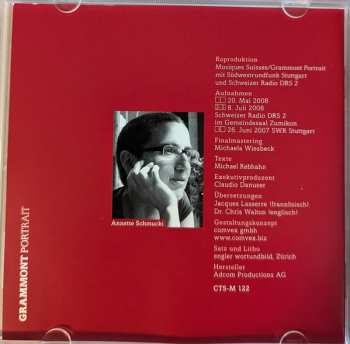 CD Annette Schmucki: Annette Schmucki