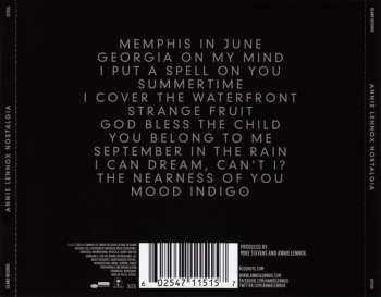 CD Annie Lennox: Nostalgia