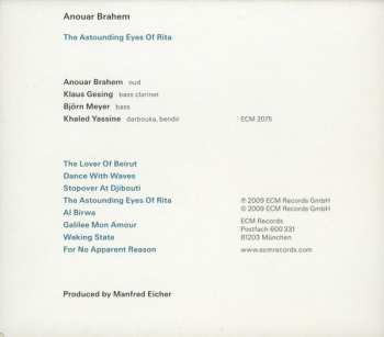 CD Anouar Brahem: The Astounding Eyes Of Rita