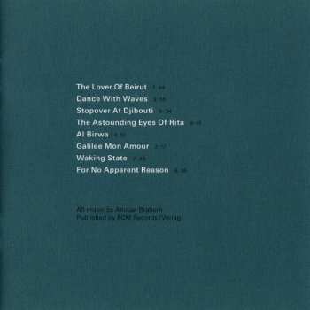 CD Anouar Brahem: The Astounding Eyes Of Rita