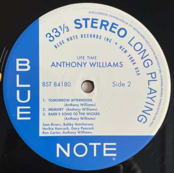 LP Anthony Williams: Life Time