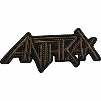 Merch Anthrax: Aufnäher Brown Logo Anthrax
