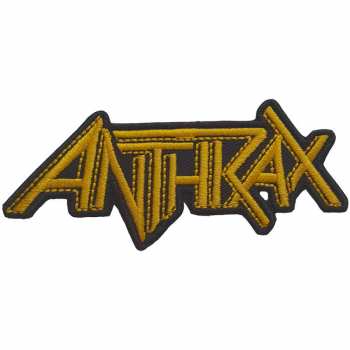 Merch Anthrax: Aufnäher Yellow Logo Anthrax
