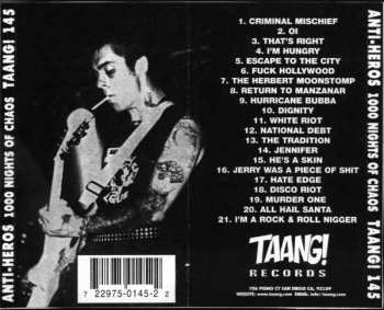 CD Anti-Heros: 1000 Nights Of Chaos