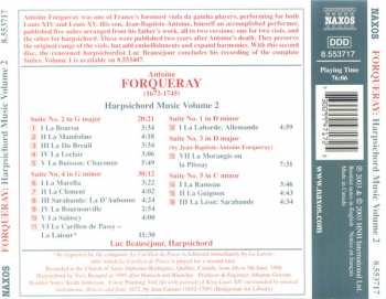 CD Antoine Forqueray: Harpsichord Music Volume 2