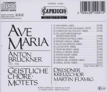 CD Anton Bruckner: Ave Maria: Geistliche Chöre • Motets