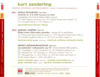 2CD Dmitri Shostakovich: Kurt Sanderling: Bruckner • Mahler • Shostakowitsch (Frühe Eterna-Aufnahmen • Early Eterna Recordings)