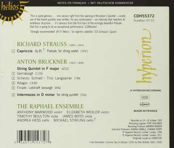 CD Richard Strauss: String Quintet, Intermezzo, Prelude To 'Capriccio'