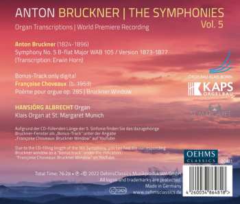CD Anton Bruckner: Symphony No. 5 In B-Flat Major