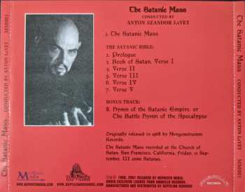 CD Anton LaVey: The Satanic Mass (Recorded Live At The Church Of Satan San Francisco)