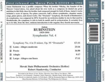 CD Anton Rubinstein: Symphony No. 4 "Dramatic"