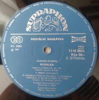 3LP/Box Set Antonín Dvořák: Rusalka