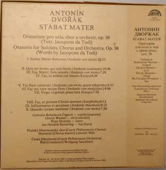 2LP/Box Set Antonín Dvořák: Stabat Mater