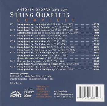 8CD/Box Set Antonín Dvořák: String Quartets Complete