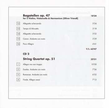 2CD Antonín Dvořák: String Quartets Vol. 1