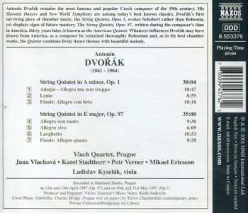CD Antonín Dvořák: String Quintets Opp. 1 & 97