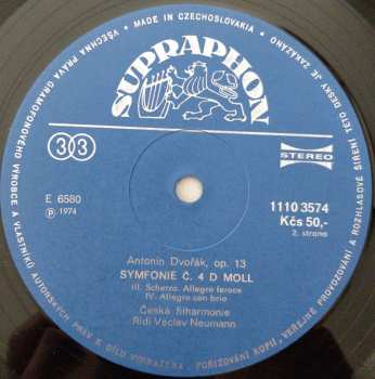 LP Antonín Dvořák: Symphony No. 4 In D Minor