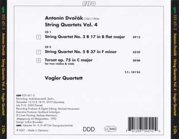 2CD Antonín Dvořák: String Quartets Vol. 4