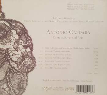 CD Antonio Caldara: Cantate, Sonate Ed Arie DIGI