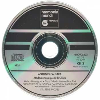 2CD Bernarda Fink: Maddalena Ai Piedi Di Cristo