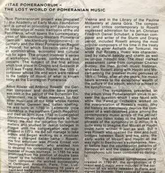 CD Antonio Rosetti: Antonio Rosetti: Symfonie DIGI