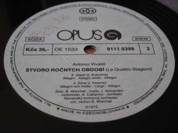 LP Antonio Vivaldi: Le Quattro Stagioni