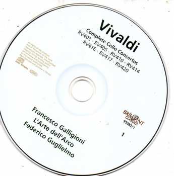 4CD/Box Set Antonio Vivaldi: Complete Cello Concertos