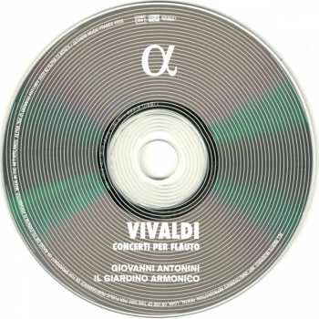 CD Antonio Vivaldi: Concerti Per Flauto