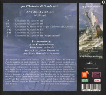 CD Antonio Vivaldi: Per L'Orchestra Di Dresda (Vol.1)