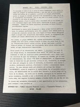 LP Antonius Rex: Zora