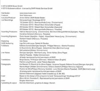 4SACD Bernhard Lang: Donaueschinger Musiktage 2013