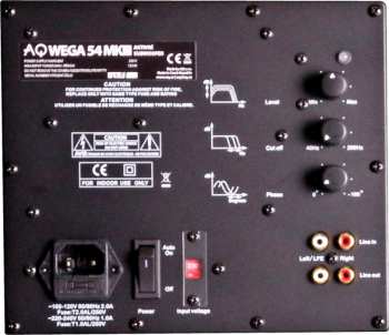 Tontechnik AQ Wega 54 MKIII subwoofer Černý jasan